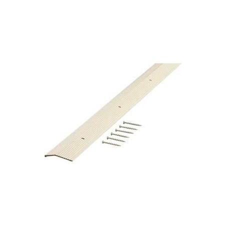 M-D Building Products M-D Carpet Trim Wide, Fluted, 72L, Almond, Screw Nails 74336